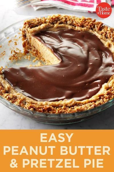 Peanut Butter Pretzel Pie, Pretzel Pie, Crumble Pie, Pretzel Crust, Pie Easy, Pie Pops, Peanut Butter Pretzel, Mince Pie, Pie Pie