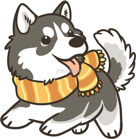 Available as Stickers Funny Dog Names, Husky Drawing, Cute Husky, Siberian Husky Dog, Siberian Husky Puppies, 강아지 그림, Tumblr Stickers, Husky Mix, A Husky