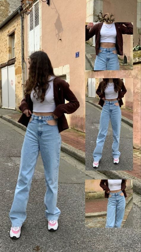 Poses With Crop Top, Jeans Outfit Photo Poses, How To Dress Aesthetic, Pose In Jeans Top, Poses In Jeans Top, Jeans Poses Picture Ideas, Photoshoot Ideas Jeans, Jeans Photoshoot Ideas, Pose Mode