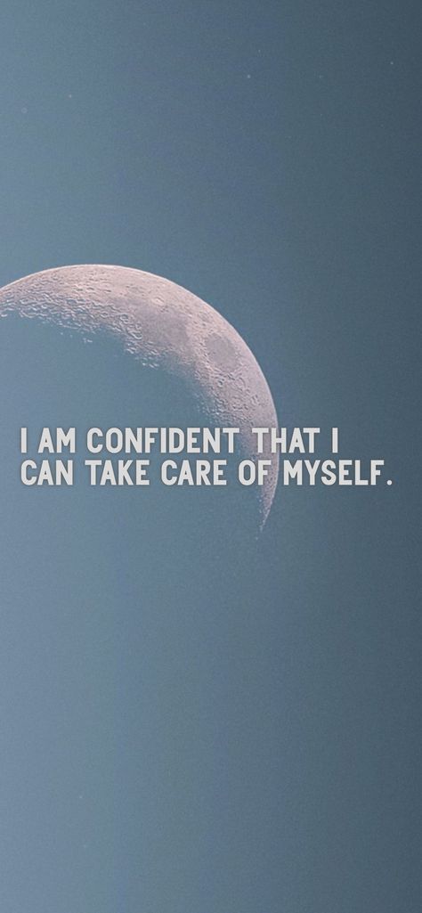 I am confident that I can take care of myself. From the I am app: https://iamaffirmations.app/download 2025 Intentions, I Take Care Of Myself, Goals 2023, Taking Care Of Myself, Take Care Of Myself, 2024 Board, Vision Board Pics, I Am Confident, Journal Writing Prompts