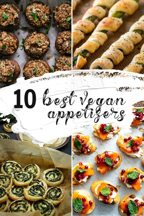 10 of the Best Vegan Thanksgiving Appetizers Vegan Fall Recipes Appetizers, Plant Based Thanksgiving Sides, Thanksgiving Recipes Appetizers Vegetarian, Non Dairy Thanksgiving Appetizers, Vegan Bitesize Appetizers, Thanksgiving Appetizers Non Dairy, Gf Df Thanksgiving Appetizers, Plant Based Horderves, Vegetarian Hors Doeuvres Appetizers