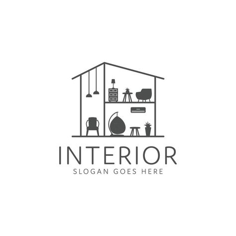 Interior Design Logo Ideas, Interior Logo Design, Interior Design Logo Inspiration, Appliance Logo, Design Logo Ideas, Decoration Logo, Chairs Logo, Interior Design Logo, Bedroom Inspirations Minimalist