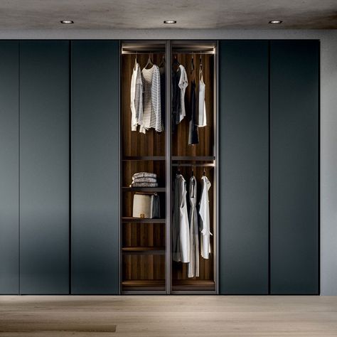 Which Laminate Colour Is Best For Your Wardrobe? Wood Wardrobe Design, Wardrobe Design Bedroom Sliding, Wardrobes Ideas, Wooden Cupboard Design, Wardrobe Laminate Design, Grey Wardrobe, Wardrobe Organization, Bedroom Wardrobe Design, Fitted Wardrobe