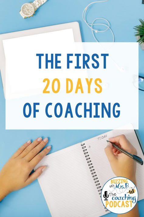 How can you make the first 20 days of coaching count? In episode 114 of the Coaching Podcast, I share what you need to do at the beginning of the year to set yourself up for success. You'll get my 4-week plan for laying the foundation for your instructional coaching work. I also share resources to get you started. This back-to-school episode is jam-packed with information to get your coaching year off to a great start! Listen now! Student Success Coach, Literacy Coaching Elementary, Jim Knight Instructional Coaching, Instructional Coach Room, Student Centered Coaching, Instructional Coach Bulletin Board, Math Coaching Elementary, Instructional Coach Office Set Up, Instructional Coaching Office