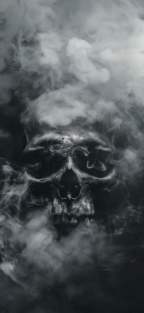 Skull Macbook Wallpaper, Skull Aethstetic Wallpaper, Madness Wallpaper Aesthetic, White Skull Black Background, Wallpaper Backgrounds Skull, Monster Background Wallpapers, Skull Pictures Dark, Bone Wallpaper Aesthetic, Halloween Wallpaper Creepy