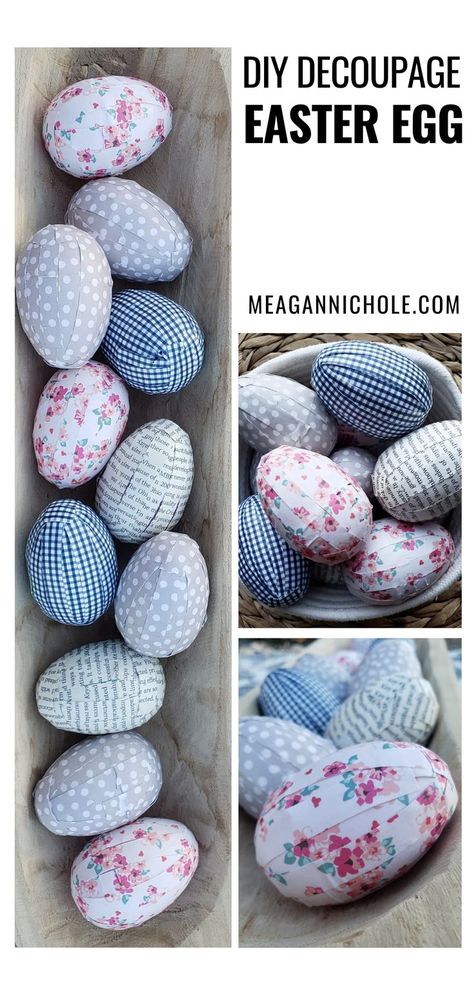 Diy Crafts Using Plastic Easter Eggs, What To Do With Plastic Easter Eggs, Crafts With Plastic Eggs, Diy Fabric Easter Eggs, Easter Egg Crafts For Adults, Crafts With Plastic Easter Eggs, Plastic Easter Eggs Decorating Ideas, Plastic Egg Decorating Ideas, Egg Crafts For Adults