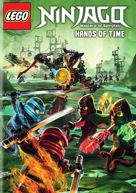 LEGO Ninjago: Masters of Spinjitzu - Season 7 [DVD] Ninjago Hands Of Time, Ninjago Poster, Ninjago Season 7, Ninjago Wallpaper, Lego Ninjago Masters Of Spinjitzu, Lego Wallpaper, Lego Ninjago Lloyd, Arte Ninja, Hands Of Time