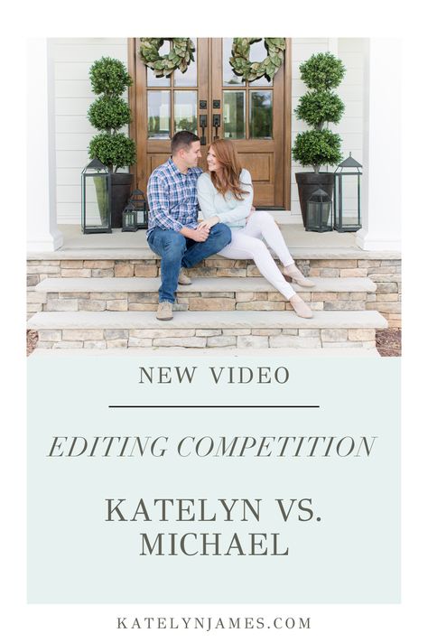 Katelyn James of Katelyn James Photography takes on her husband Michael in a photo editing competition Kaitlyn James Photography, Franklin Tennessee, Youtube Editing, Traditional Advertising, Free Education, Birth Stories, Photography Education, Virginia Wedding Photographer, Virginia Weddings