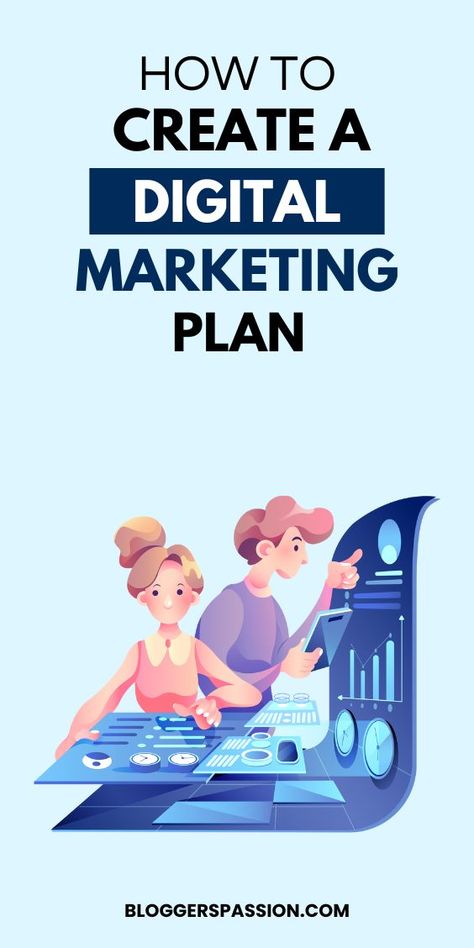 How to Create a Digital Marketing Plan Digital Marketing Strategy Social Media, Marketing Strategy Plan, Digital Marketing Tips, Social Media Marketing Manager, Digital Marketing Plan, Marketing Analytics, Digital Marketing Design, Social Media Marketing Agency, Digital Marketing Tools