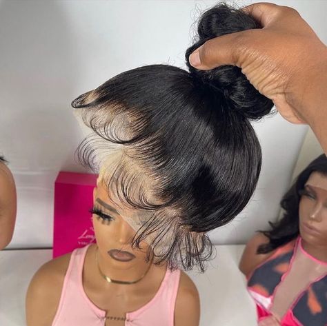 Wig Hairstyles Side Part, Hairstyles Side Part, 360 Lace Frontal Wig, Full Lace Wig Human Hair, Full Lace Frontal, Full Lace Front Wigs, 360 Wig, Quick Weave Hairstyles, Front Lace Wigs