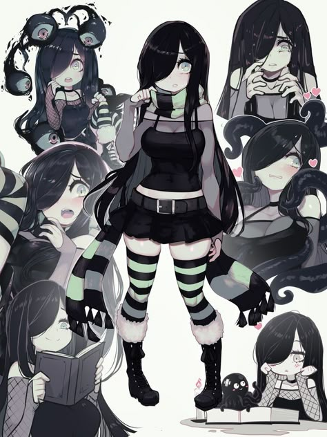 Anime Bully, Aria Wintermint, The Crawling City, Crawling City, Hyanna Natsu, 영감을 주는 캐릭터, My Oc, Oc Ideas, Art Anime