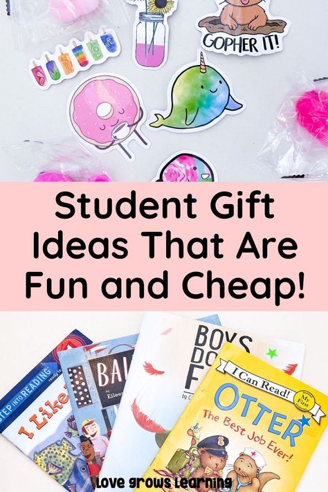 These cute end of year student gifts are also super affordable! Click to read some great ideas for fun and easy end of the year student gifts! Community Building Activities Classroom, Teaching Kindergarten Writing, Teaching Kindergarten Sight Words, End Of Year Student Gifts, Classroom Community Building Activities, Kindergarten At Home, Classroom Community Activities, Student Gift Ideas, Community Building Activities