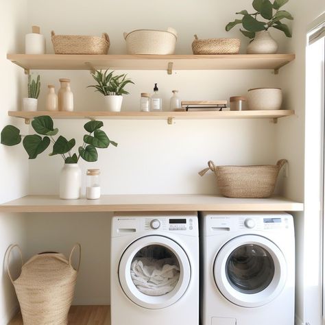 تصميم دورة مياه, Laundry Room Shelf, Perfect Laundry Room, Laundry Shelves, Dream Laundry Room, Laundry Room Layouts, Laundry Design, Laundry Room Renovation, Room Shelf