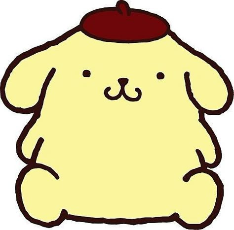 Sanrio Characters Icons, Pompompurin Icon, Pompom Purin, Sanrio Pompompurin, Pom Pom Purin, Hello Kitty Crafts, Cat Birthday Party, Hello Kitty Characters, Kitty Drawing