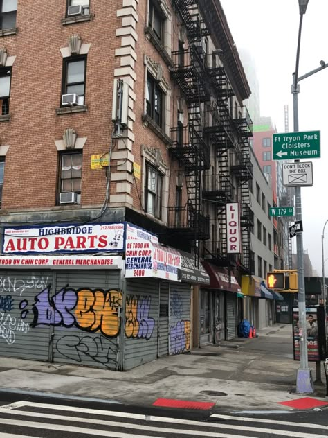 Row Of Buildings, Brooklyn Streets Aesthetic, Manhattan Street Photography, 2000s City Aesthetic, 90s Street Aesthetic, 90s Buildings, City Background Reference, City Street Aesthetic, City Street Background