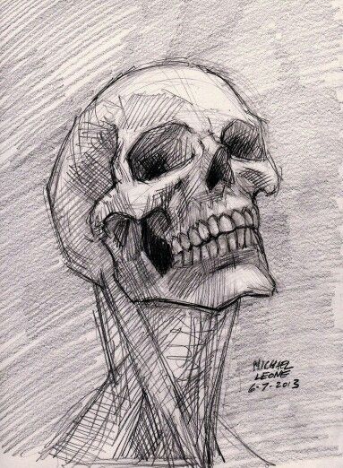 Skeleton Art Sketch, Unsettling Drawings, Spider Noir Sketch, Friday The 13th Drawing, How To Draw Scary Things, Black Pen Sketches Aesthetic, Skull Head Drawing, Skull Anatomy Drawing Study, Dark Fantasy Drawings