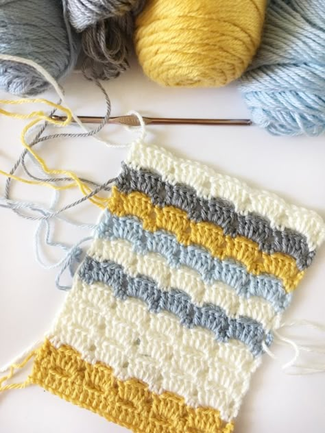 Block Stitch, Daisy Farm, Debbie Macomber, Crochet Box, Modern Crochet, Baby Blanket Crochet Pattern, Crochet Afghans, Crochet Stitches Patterns, Crochet Stitch