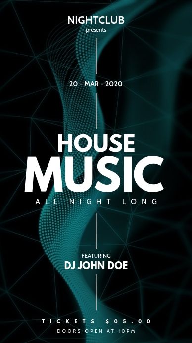 Fun Event Poster, House Party Poster Design, After Party Poster Design, Party Flyer Backgrounds, House Party Poster, House Music Party, Club Poster Design, Event Poster Layout, Music Event Poster