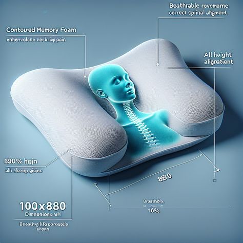 🌟 Say Goodbye to Neck Pain! Discover the Magic of the DONAMA Cervical Pillow 🎉 Tired of waking up with neck and shoulder pain? The DONAMA Cervical Pillow might just be the solution you've been dreaming of! 💤 Here's why it's a game-changer: ✅ Alleviates neck pain and enhances sleep quality. ✅ Contoured memory foam design for proper spinal alignment. ✅ Breathable, removable pillowcase made from 84% spandex and 16% nylon. ✅ Suitable for all sleeping positions with two height options. Countles... Neck Support While Sleeping, Upper Cervical Care, Cloves Health Benefits, Memory Foam Pillow Neck Pain, Thick Mattress Topper, Beauty Pillow, Cervical Pillow, Cervical Pillow Memory Foam, Spinal Alignment