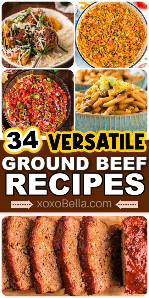 Best recipes using ground beef Cowboy Ground Beef Recipes, Recipes With Cooked Ground Beef, Ground Beef And Stuffing Recipes, Fall Ground Beef Recipes, Beef Recipe Ideas, Beef And Pork Burgers, Bacon Wrapped Cheeseburger, Cowboy Stew, Taquitos Beef