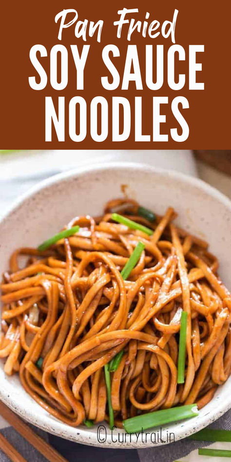 soy sauce noodles in a bowl. Easy Noodle Recipes Asian Simple, Rice Noodle Sauce, Chinese Noodle Recipes Easy, Asian Noodles Sauce, Flavored Noodles, Chinese Pasta, Chow Fun Noodles, Easy Asian Noodle Recipes, Soy Sauce Noodles