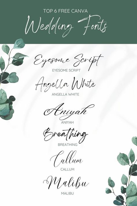 Elevate Your Wedding Design wITH Free Canva Wedding Fonts Wedding Invitation Letter Design, Wedding Fonts Free, Canva Wedding Fonts, Canva Invitations, Canva Wedding Invitations, Font Aesthetic, Boho Fonts, Wedding Invitation Fonts, Font Calligraphy