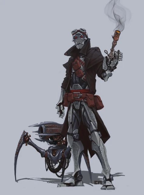 Warforged Artificer, Dnd Western, Campaign Board, Dnd Races, One D, Arte Cyberpunk, Dungeons And Dragons Characters, Dnd Art, D&d Dungeons And Dragons