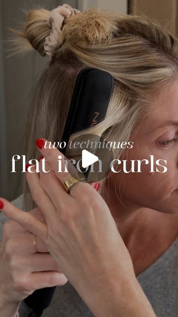 How To Curl Lob With Flat Iron, Curl Bob With Straightener, Curl Short Bob With Flat Iron, Hot Iron Curls Tutorials, Curling Fine Hair With Flat Iron, Short Hair Curls With Flat Iron, Curling Iron Vs Flat Iron Curls, Flat Iron Curls On Short Hair, How To Curl A Bob With A Flat Iron