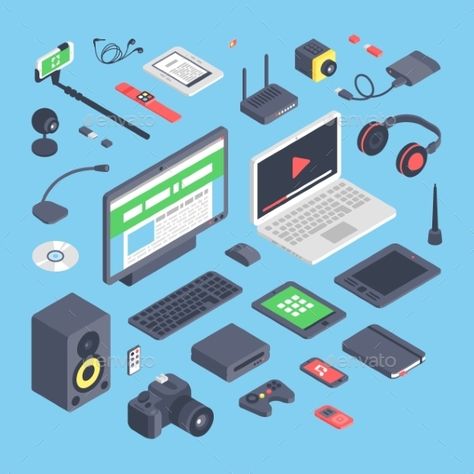 New Post has been published on http://psdburger.com/vector-set-of-isometric-computer-devices-icons-computers/ Iot Design, Computer Devices, Pixel Life, Computer Vector, Business Graphics, Deco Architecture, Isometric Art, Isometric Design, Isometric Illustration