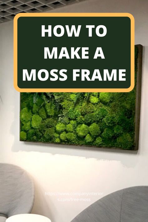 In This Video you will learn how to make a moss frame using preserved moss. The Moss used in Ball Moss , Flat Moss and Lichen. The Moss wall requires no maintenance whatsoever. Sustainable sources provide the moss and reindeer moss is a popular product from Scandinavian moss sources.  So you can create your own moss wall and install in your office or home. Interior Designers like to specify moss walls as they create a eco-friendly style to their interior home décor.  #mossframes #mosspicture Real Moss Decor, Moss Wall Frame, Framed Living Wall, Scandinavian Moss Bathroom, Moss Frames Decor, Hanging Moss Decor, Dried Moss Wall Art, Faux Moss Decor, Framed Moss Wall Art Diy