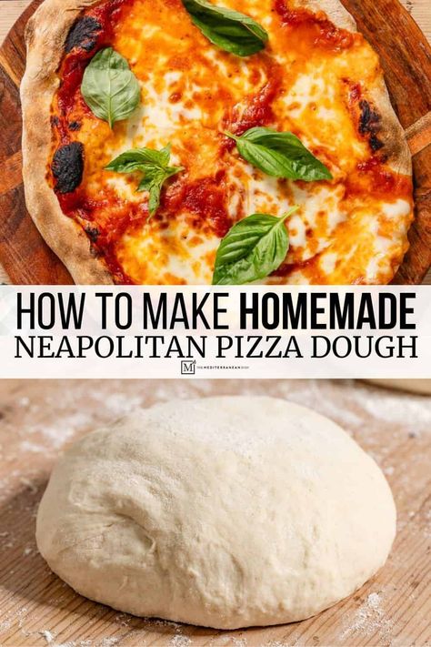 Learn to make Neapolitan-style Pizza Dough with this easy Neapolitan Pizza Dough recipe! No-knead dough with just 10 minutes of hands on time. Pizza Flat Bread Dough Recipe, Traditional Pizza Dough, Pizza Dough Recipe With Semolina, Light Pizza Dough Recipe, Tipo 00 Flour Pizza Dough, Rustic Italian Pizza Dough Recipe, Pizza Dough With Pizza Flour, Pizza Dough Semolina Flour, Milk Street Pizza Dough