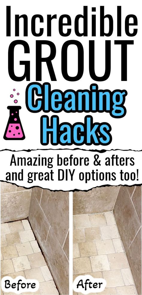 We are sharing easy grout cleaning hacks for tile, kitchen or bathroom areas! Not only do we share the best DIY cleaners to keep white grout looking new,but also to clean grout lines of all colors in 30 minutes or less. In this post are the best DIY cleaning products along with the most innovative grout restoring products. This is a great option for showers or floors too! Cleaning White Tile And Grout, Shower Grout Cleaner Diy, Shower Cleaning Hacks Tile Grout, Home Made Grout Cleaner, Best Way To Clean Moldy Grout, Best Shower Tile Cleaner, Homemade Grout And Tile Cleaner, Tile And Grout Cleaner Diy, Easy Way To Clean Grout