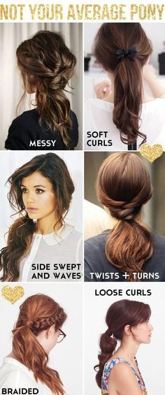 Different types of ponytail Lotus Blossom, Bohol, Blossom Design, Skirt Maxi, Good Hair Day, Different Hairstyles, Hair Envy, Hair Stuff, Beauty Ideas