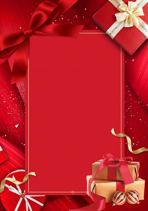 Red Gift Box Gift Box Festival Christmas Gift Background, Happy Holidays Greetings, Christmas Background Images, Merry Christmas Background, Red Gift Box, Christmas Balls Decorations, Happy Birthday Posters, Screen Wallpapers, Holiday Gift Box