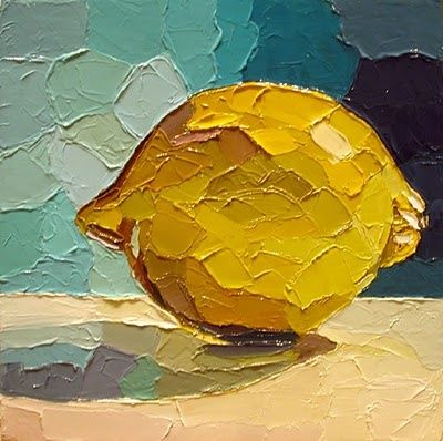 impasto paintings 28 Impasto Paintings, Bored Art, Lemon Painting, Soyut Sanat Tabloları, Fruit Painting, Impasto Painting, Arte Inspo, Art And Illustration, Art References