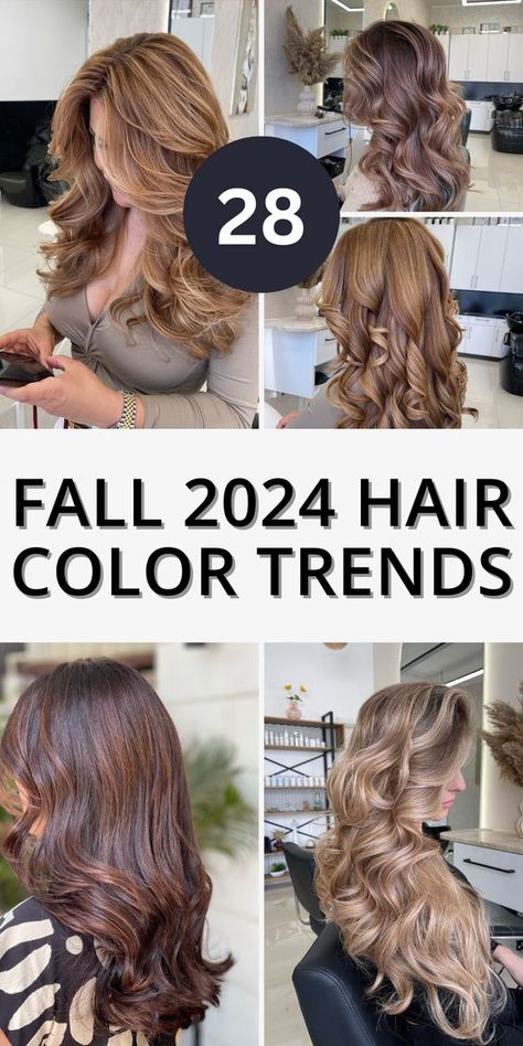 28 Stunning Fall 2024 Hair Color Trends to Transform Your Look - divagaze.com Fall Hair Trends For Brunettes, All Over Fall Hair Color, Hair Color Trend Fall 2024, 2024 Fall Brunette Hair, Hair Colors For 2024 Fall, New Fall Hair Colors 2024, Summer/fall Hair Color, Hair Color Fall 2024 Brunette, Hair Colour Trends Autumn 2024