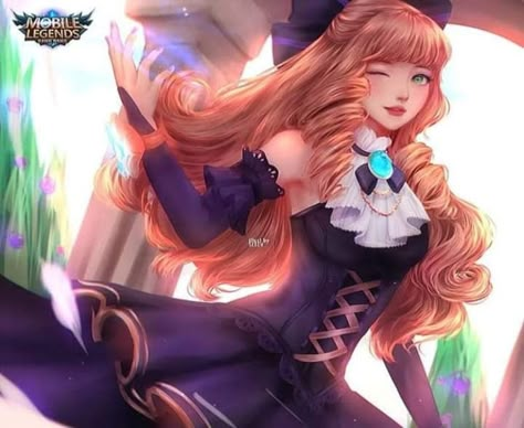 Guinevere Mlbb Fanart, Guinevere Fanart, Guinevere Wallpaper, Guinevere Mobile Legends, Mobile Legends Hero, Anime Mlbb, Miya Mobile Legends, Nature Fairy, Mlbb Fanart