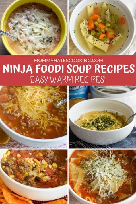 Ninja Foodi Soup Recipes, Pressure Cooker Vegetable Soup, Foodie Recipes Healthy, Ninja Blender Recipes, Smoothie Aesthetic, Soup Maker Recipes, Ninja Foodie Recipes, Ninja Cooking System Recipes, Ninja Cooking System