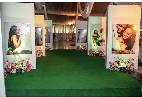 Wedding Reception Entrance Decor, Lobola Decor, Wedding Picture Backdrop, Nigerian Wedding Decor, Comb Twist, Ceremony Decorations Outdoor, Wedding Entrance Sign, Event Entrance, Ceiling Draping