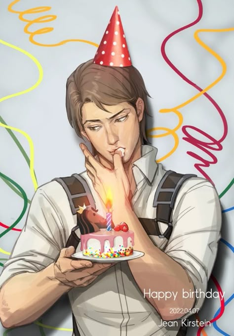 Happy Birthday Jean, Jean Kirsten, Attack On Titan Jean, Jean Kirschtein, Jean Kirstein, Aot Fanart, Titan Fanart, Attack On Titan Fanart, Attack On Titan Art