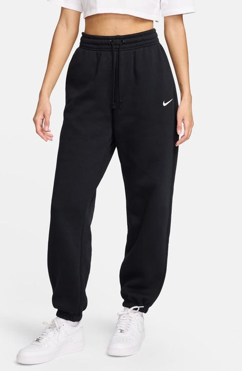 Nike Phoenix Oversize Fleece Sweatpants | Nordstrom Christmas Gifts List, Nike Sportswear Phoenix Fleece, Oversized Joggers, Oversized Sweatpants, Womens Athletic Outfits, Luxury Loungewear, Women's Sportswear, Loungewear Luxury, Fleece Sweatpants