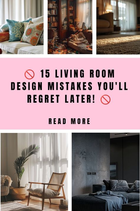 Avoid these 15 shocking living room design fails that can ruin your space! From outdated trends to costly décor disasters, discover what NOT to do when styling your living room. Save your time, money, and sanity with these essential tips! 🛋️❌ Oversized Furniture, Design Fails, Boho Bathroom, Wall Carpet, Overhead Lighting, Sofa Styling, Gender Neutral Nursery, Beautiful Living Rooms, Smart Storage