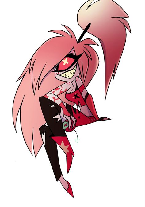 Cherry Boom, Character Arc, Ange Demon, Tv Tropes, Vivziepop Hazbin Hotel, Cherry Bomb, Hotel Art, My Chemical Romance, Hazbin Hotel