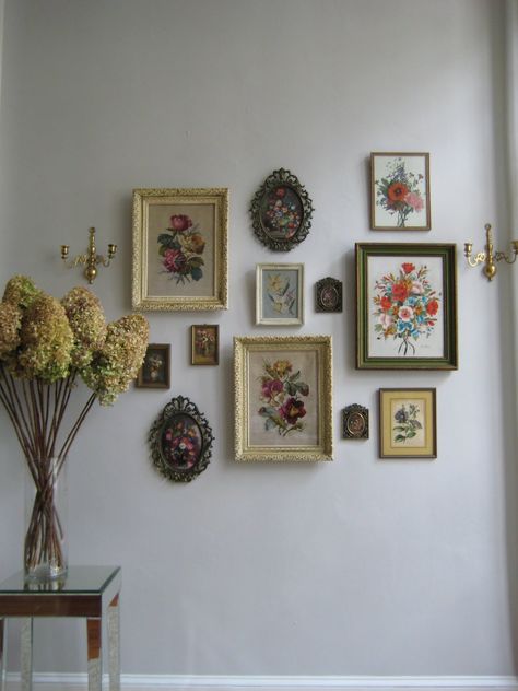 Frame Wall Collage, Interior Vintage, Photo Wall Collage, Collage Frames, Inspiration Wall, Dream House Decor, Decoration Design, Vintage Frames, Diy Inspiration