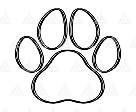 Enhance your artistic skills with these cute and simple dog doodles. Perfect for any art lover looking to add a playful touch to their work. #DogPaw #FunnyCuteDogDrawing #SimpleDogPawDrawing #DogDrawingTutorial #DogDrawingIdeas Paw Print Drawing, Paw Template, Dog Paw Drawing, Paw Print Art, Paw Drawing, Paw Print Svg, Stencil Svg, Paw Design, Doodle Dog