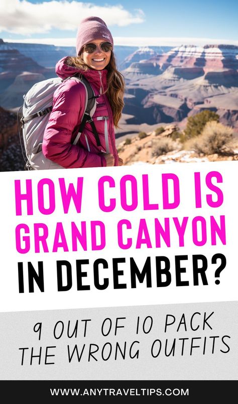 Christmas Road Trip Ideas, Arizona In December, Arizona Travel Outfits, Canyon Outfit, Grand Canyon Outfit, Grand Cayon, Grand Canyon Winter, Christmas Road Trip, December Weather