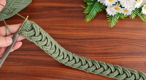 Crochet Strap Pattern Free, Crochet Lace Cord, Crochet With Macrame Cord, Crochet Cords Free Pattern, Crochet Cord Pattern, Crochet Cords, Crochet I Cord, Crochet Strap, Háčkované Lemy