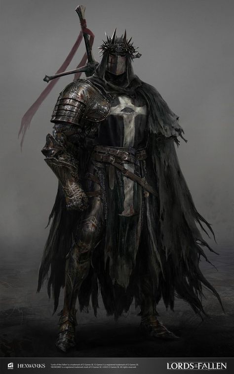 Dremora Lord, Buff Wizard, Fantasy Armor Art, Knight Character Art, Rpg Warrior, Dark Crusader, Black Paladin, Gothic Warrior, Dark Paladin