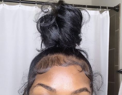 Natural Hair Bun Styles, Twisted Hair, Sleek Ponytail Hairstyles, Quick Natural Hair Styles, Edges Hair, Natural Curls Hairstyles, Pretty Braided Hairstyles, Flat Iron Hair Styles, Natural Hair Styles Easy