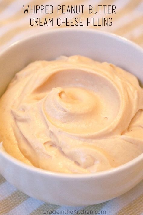 Whipped Peanut Butter, Peanut Butter Cream Cheese, Butter Cream Cheese Frosting, Peanut Butter Cream, Cake Filling Recipes, Cake Filling, Medicine Tips, Filled Cupcakes, Healthy Food Facts